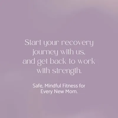 Start your recovery journey with us and get back to work with strength. We offer safe, mindful fitness for every new mom, designed to fit your pace and your life.
