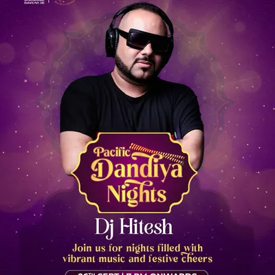 Getting ready to spin for the biggest Dandiya Night in Delhi. Nothing beats the energy of a festival crowd, with dandiya beats and happy feet all around.