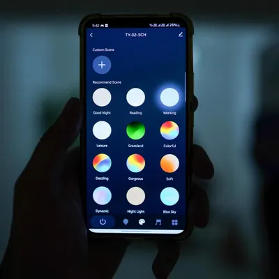 This is the control center for your home's ambiance. Our intuitive smartphone app gives you access to a wide range of pre-set and customizable lighting scenes, putting the power to change your environment right at your fingertips.