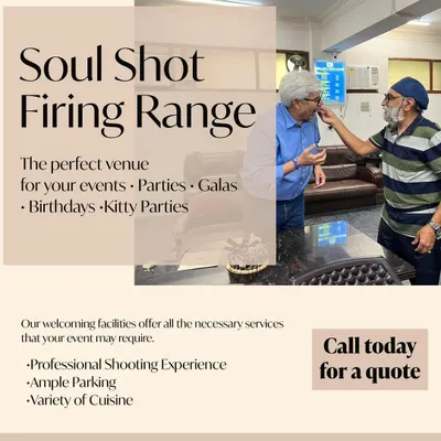Looking for the perfect venue for your next event? I host parties, galas, birthdays, and kitty parties with a unique twist. My facilities offer a professional shooting experience with ample parking and flexible services.