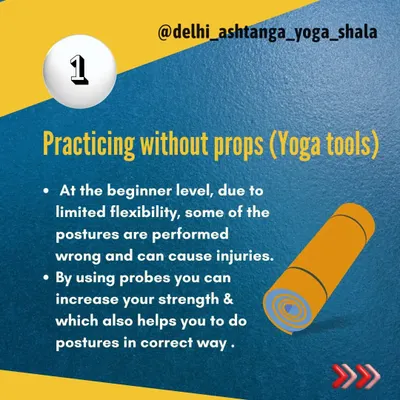A common mistake for beginners is practicing without props. I always encourage using tools like blocks and mats to perform postures correctly and avoid injury, especially when flexibility is limited.