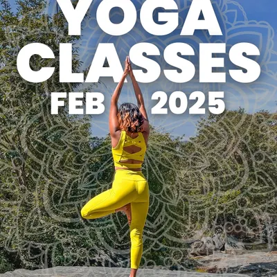 Announcing my February 2025 yoga classes. This is your invitation to begin or continue your yoga journey with me.