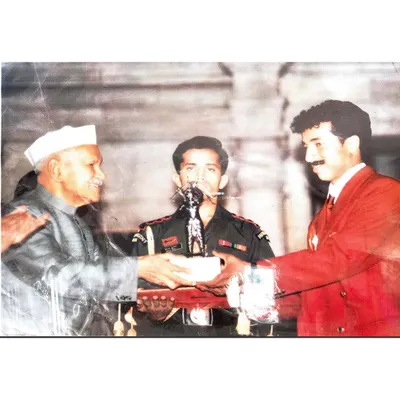 A throwback to when I received the prestigious Arjuna Award for my contributions as a player. This honor fuels my passion to give back to the sport that has given me so much.