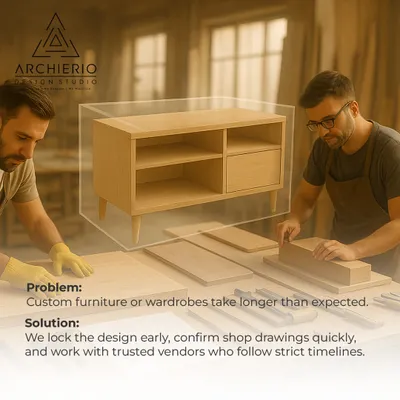 My process is built on precision. I solve the problem of delays by locking in designs early and working with trusted vendors who adhere to strict timelines.