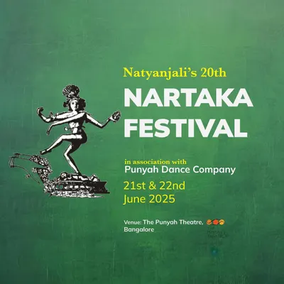 Announcing the 20th Nartaka Festival, held in association with Punyah Dance Company at our own Punyah Theatre. This festival is a special celebration of male dancers in Indian classical arts.