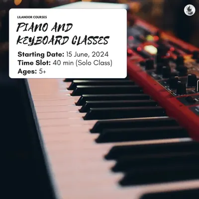 Our Piano and Keyboard classes are designed for ages 5 and up. These solo classes provide a comprehensive understanding of the instrument.