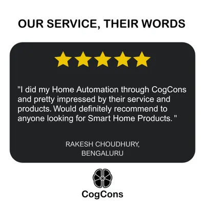 Customer satisfaction is our top priority. This five-star review from a valued client reflects our dedication to providing impressive service and high-quality smart home products that enhance daily living.