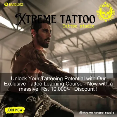We want you to succeed, which is why we offer significant discounts on our tattoo learning course. This is your chance to invest in your future as a professional artist.