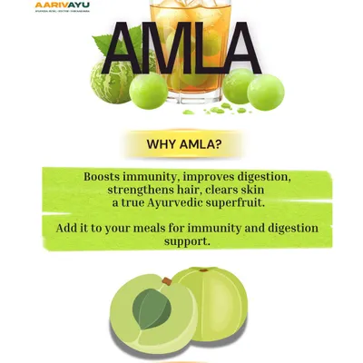 Amla is a true Ayurvedic super-fruit. This small fruit packs big health benefits, from boosting your immunity and improving digestion to strengthening hair and clearing your skin. It's an easy and effective addition to your daily health routine.