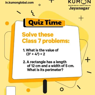 Here are a couple of Class 7 level problems to test your skills. These quizzes are a great way to apply concepts and build confidence.
