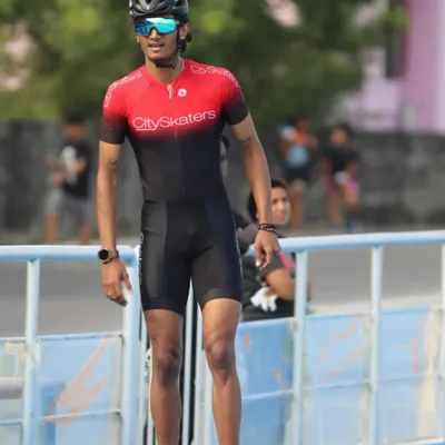 India's fastest skater, Dhanush Babu, in his element. We are proud to be the strength and conditioning partner for this national champion and Asian medalist.