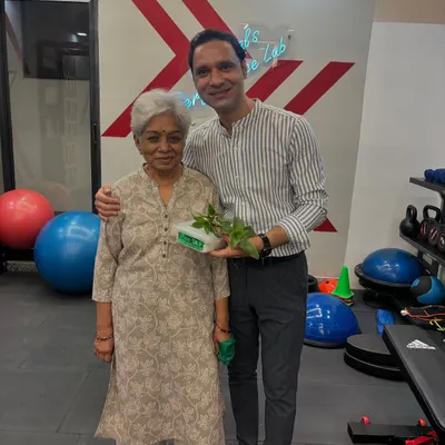 A heartfelt moment with a patient who gifted me a plant, knowing my love for them. This token of gratitude reflects the meaningful impact we have on our patients' lives and the strong bonds we build.