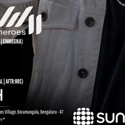 The official event poster for a show at Sunburn, where I performed alongside international artists. This shows my experience playing on professional, high-profile lineups.