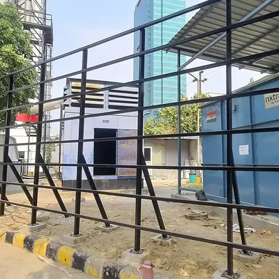 The foundation of every great vertical garden is a strong, custom-fabricated MS (Mild Steel) frame. I build these to perfectly fit the space and support the entire structure securely.