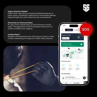 The one-tap SOS button is your direct line to our 24/7 command center and rapid response team. In any emergency, from a break-in to a medical issue, help is just a tap away.