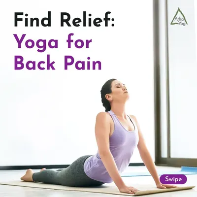 If you suffer from back pain, yoga can offer significant relief. This image of a gentle backbend shows one of the many ways we approach a pain-free life.