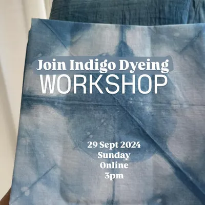 Join my next online Indigo Dyeing workshop. It's a chance to slow down, connect with an ancient craft, and create something beautiful with your own hands from the comfort of your home.