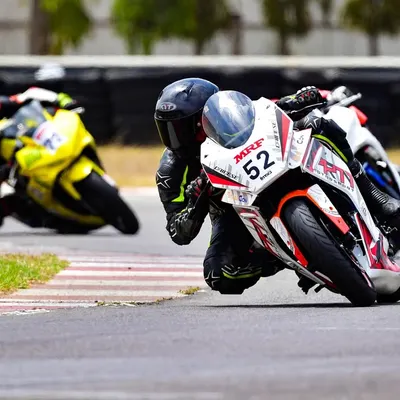 INMRC Round 1 was full of big fights and big lessons for our rider Swaroop. Despite a crash, he showed incredible fighting spirit, even securing a P3 finish after starting from the back of the grid. We're proud of his resilience.