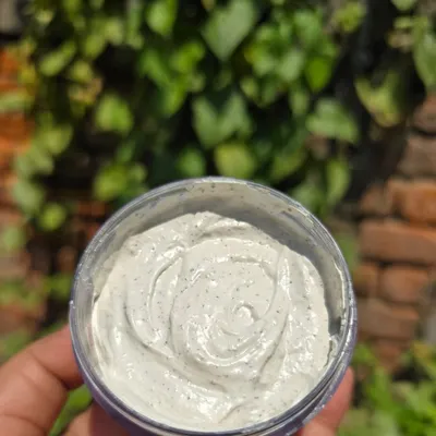 This is my 3-in-1 Instant Facial Scrub. It's a multi-tasking product that cleanses deep-seated dirt, removes dead cells, and helps brighten the skin instantly.