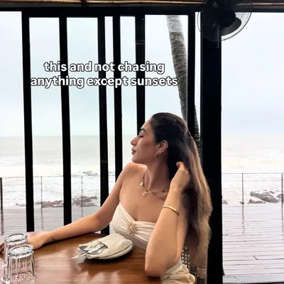 A reminder to take that trip with your best friend. A candid shot from Goa, just chasing sunsets and good vibes.