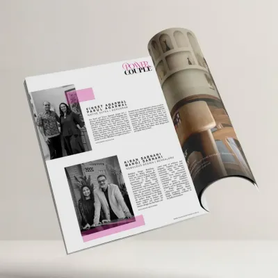 A look inside our feature in The Architect's Diary special issue, 'India’s 50 Power Couples in Design.' For us, design is a shared language, and we are humbled to be recognized for building Native Sutra together.