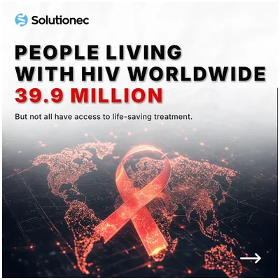This graphic for World AIDS Day 2024 uses data to illustrate the global impact of HIV. We use our platform to support important health initiatives and advocate for access, equality, and dignity for all.