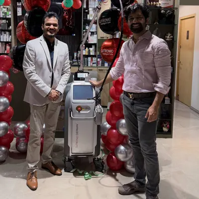 I am proud to have been the first to introduce the Derma V laser by Lutronic in Mumbai. This advanced vascular laser platform allows me to effectively treat a range of conditions like facial veins, rosacea, and angiomas with high efficacy and exceptional safety.