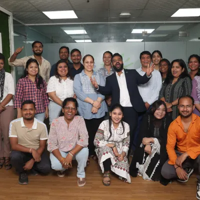 A group photo of our talented and passionate team. We work together to ensure every detail of your shoot is perfect.