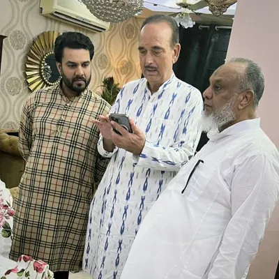 In conversation with Mr. Ghulam Nabi Azad. Listening to diverse perspectives helps me build more robust legal strategies.