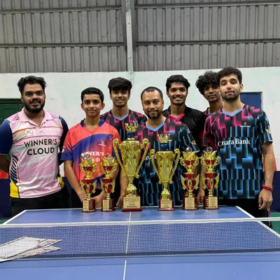 A fantastic team performance at the Hospet state ranking tournament. Our players, including Men's Singles Winner K J Aakash, dominated the event and brought home a huge collection of trophies.