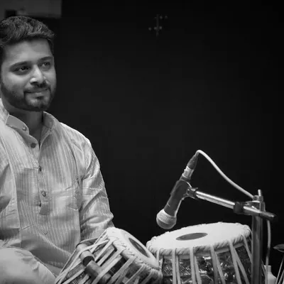 A black and white candid shot from a concert. Sometimes joy says something that happy can't.