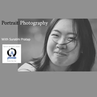 This is the hero image for my Portrait Photography workshop. It captures the natural, relaxed feel I encourage in my sessions. We focus on learning to take authentic portraits like this one by understanding light and connecting with your subject.