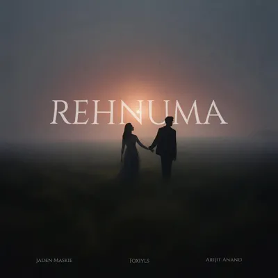 The official cover for 'Rehnuma'. This track is a heartfelt love song about connection and guidance, featuring a rich sound with layered vocals and atmospheric electric guitars.