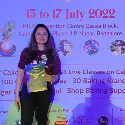 I was so humbled and grateful to be selected as one of the Top 50 home bakers in India. Receiving this award was a magical feeling and makes all the long hours of hard work feel worth it.