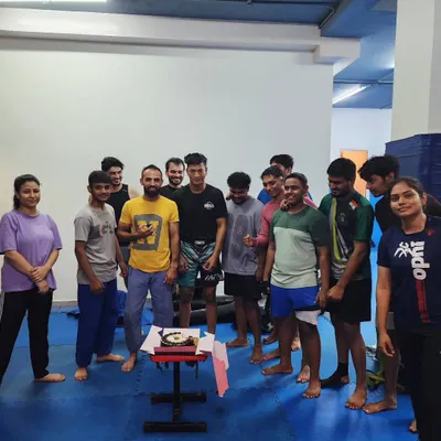 Guess who's back! Champion Rahul Thapa is back at the academy, bringing his energetic and insightful MMA sessions to the team.