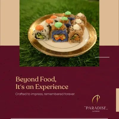 Beyond food, it's an experience. Our colorful sushi platter is crafted to impress, offering a taste of Japanese cuisine with an artistic presentation.