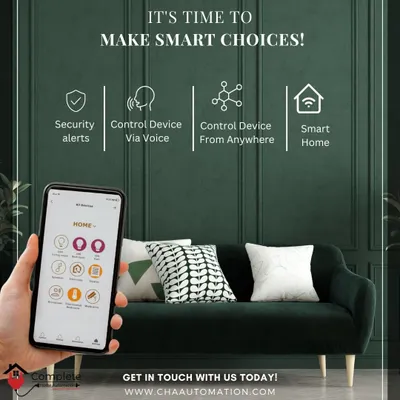 Our system simplifies home management by consolidating control into one app. You can manage security alerts, use voice commands, and access all your devices from anywhere, making smart choices for a modern lifestyle.