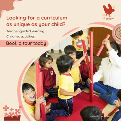Are you looking for a curriculum as unique as your child? We combine teacher-guided learning with child-led activities to spark natural curiosity. Book a tour to see how we make learning a personal and joyful journey.