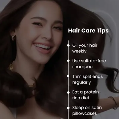 Healthy hair starts with the right care. These are some of my top tips, from oiling your hair weekly to using a sulfate-free shampoo, to keep your hair strong and shiny.