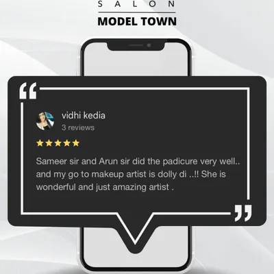 We are thrilled to receive such wonderful feedback from our clients. This review highlights the amazing work of our artists Sameer, Arun, and our makeup expert Dolly di, reinforcing our commitment to excellence.
