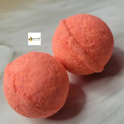 My handmade Bath Bombs, ready to make bath time fun. These fizzy spheres clean, deodorize, and rejuvenate the skin. They are also great for aromatherapy, helping you destress and relax.