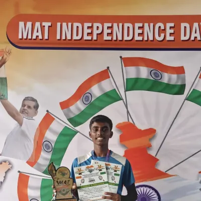 Meet Jagadeep, our Under 16 Champion at the MAT Independence Day tournament. His powerful game and dedication are an inspiration to his peers.