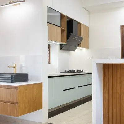 I'm obsessed with how this sage green kitchen turned out. The clean lines, ample storage, and beautiful color palette prove that practical can also be pretty.