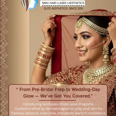 We introduce our complete collection of SkinSpace Bridal Glow Programs. These are custom-crafted by us, as dermatologists, to prepare your skin for flawless radiance and photo-perfect confidence. You can choose your journey from our Starter, Advance, or Radiance plans.