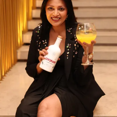 For the launch of Kumaoni & I gin, I embodied the brand's sophisticated spirit. Hosting brand events like this allows me to translate a product's story into a live experience, creating an engaging atmosphere that resonates with influencers and consumers alike.