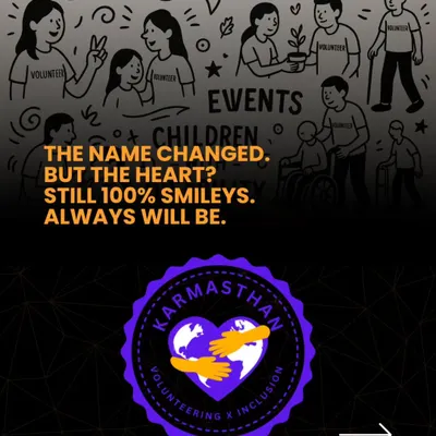 The name changed, but the heart is still 100% Smileys. Karmasthan is the next chapter in our journey, a dedicated space for volunteering, inclusion, and community events.