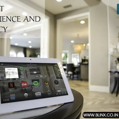 This wall-mounted tablet serves as a powerful, centralized hub for the entire home. The user-friendly dashboard provides one-touch access to integrated services, from streaming media on Netflix to adjusting room temperature.