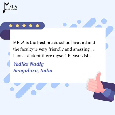 "MELA is the best music school around and the faculty is very friendly and amazing." We are so grateful for testimonials like this from our students.