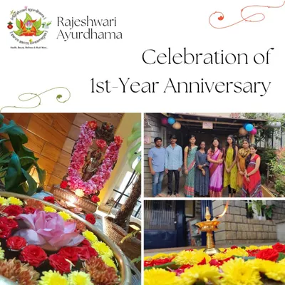 I was so happy to celebrate our first-year anniversary with my dedicated team. This collage captures the spirit of our clinic, from the traditional pooja to the bright and welcoming space we have created for our clients.
