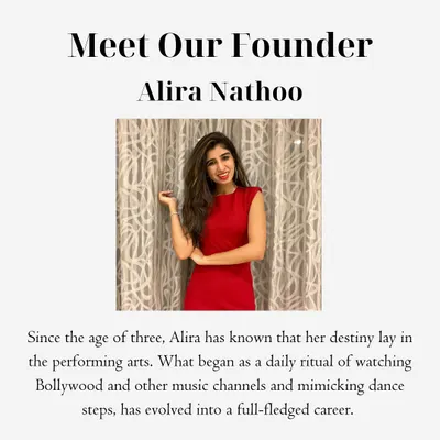 Meet the founder, Alira Nathoo. My passion for dance started at a young age and has grown into a career dedicated to helping others create unforgettable memories through movement.